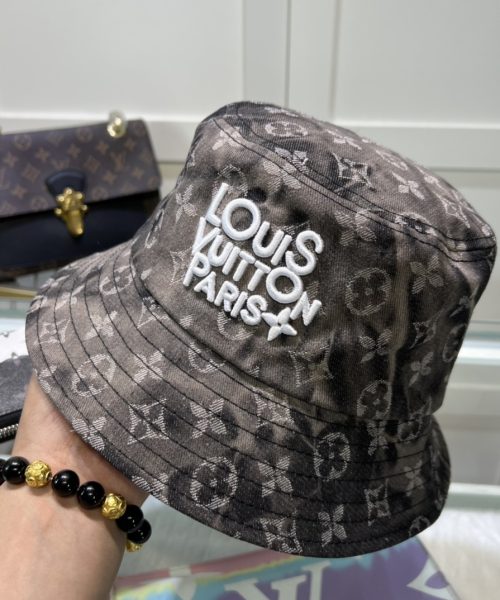 LV063 - Monogram Canvas Bucket Hat Brown