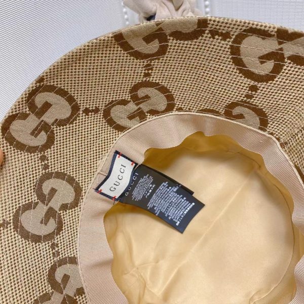 GC002 - Monogram Canvas Bucket Hat Brown - Image 7