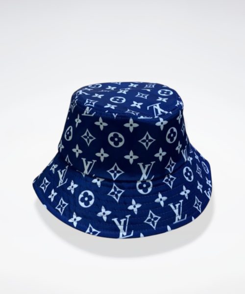 LV018 - Monogram Canvas Bucket Hat Blue