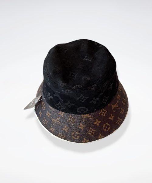 LV031 - Monogram Canvas Bucket Hat Black