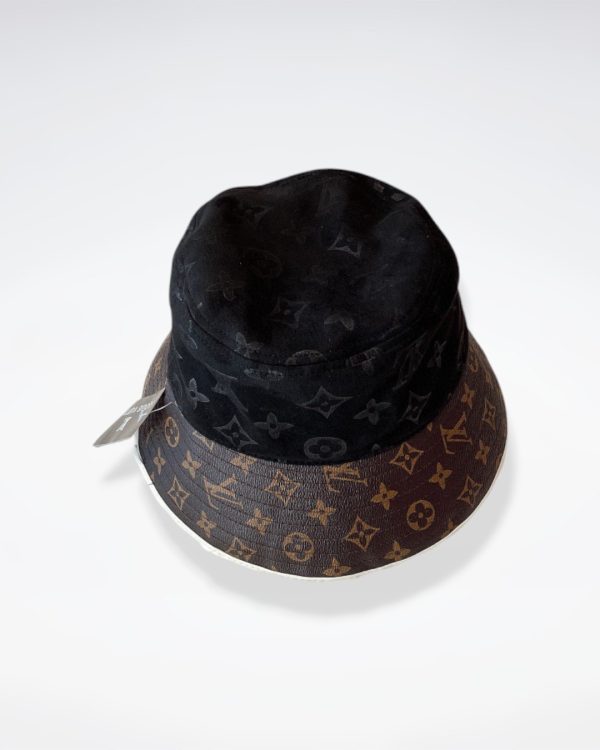 LV031 - Monogram Canvas Bucket Hat Black - Image 2