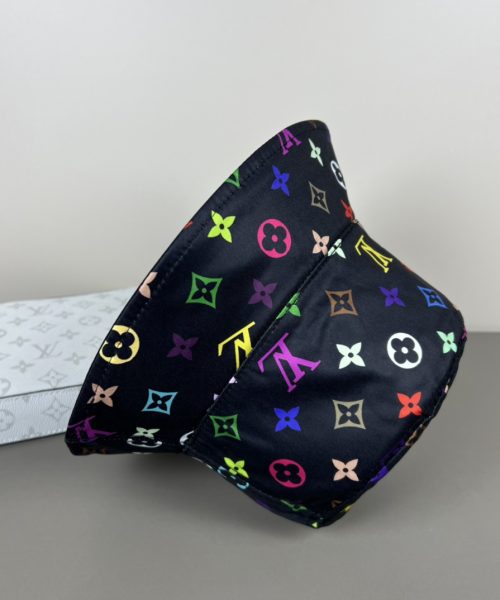 LV057 - Logo Cotton Bucket Hat Black Reversible