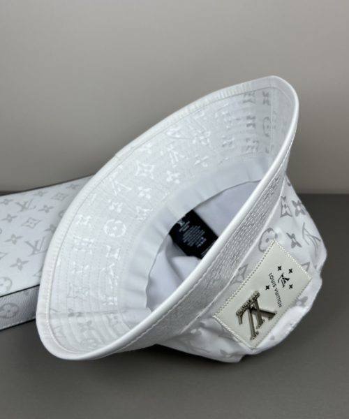 LV061 - Monogram Canvas Bucket Hat White