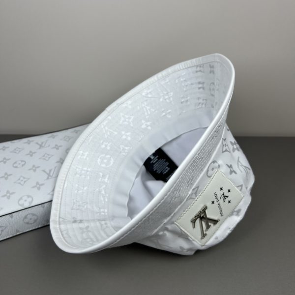 LV061 - Monogram Canvas Bucket Hat White - Image 7
