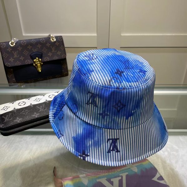 LV010 - Monogram Canvas Bucket Hat Blue - Image 7