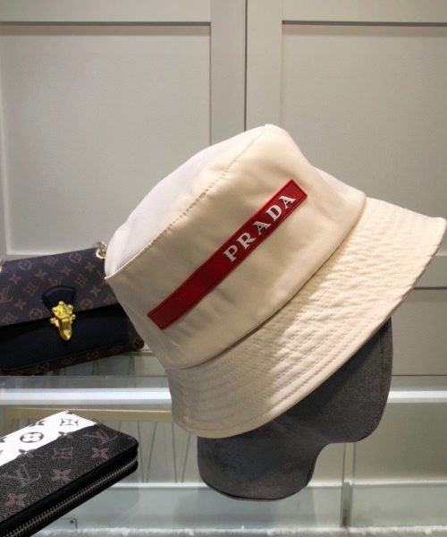 PR002 - Monogram Canvas Bucket Hat Cream