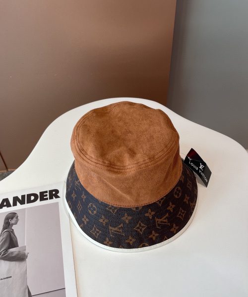 LV030 - Monogram Canvas Bucket Hat Brown