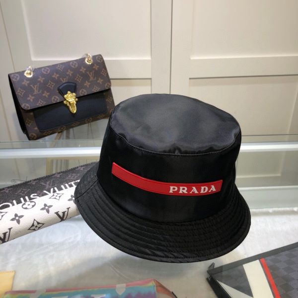 PR001 - Monogram Canvas Bucket Hat Black - Image 6