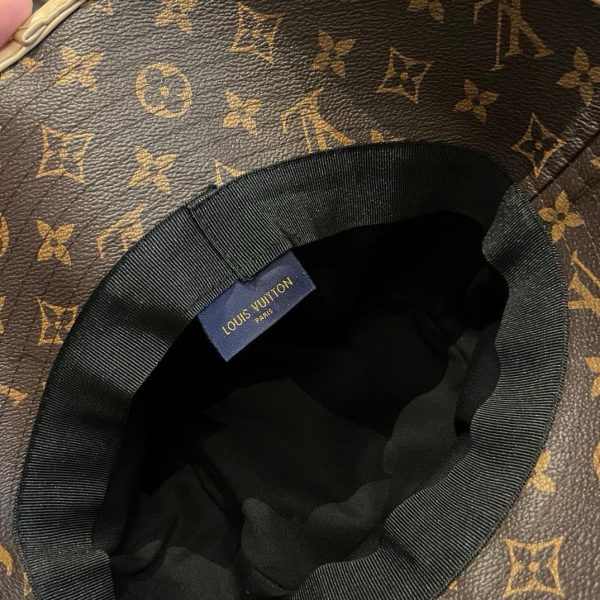LV066 - Monogram Canvas Bucket Hat Black - Image 7