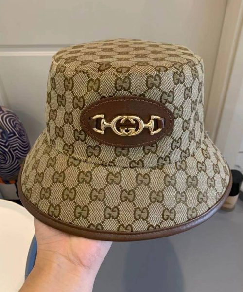 GC005 - Monogram Canvas Bucket Hat Brown
