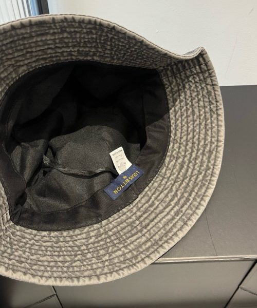 LV040 - Logo Cotton Bucket Hat Grey