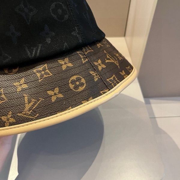 LV066 - Monogram Canvas Bucket Hat Black - Image 6