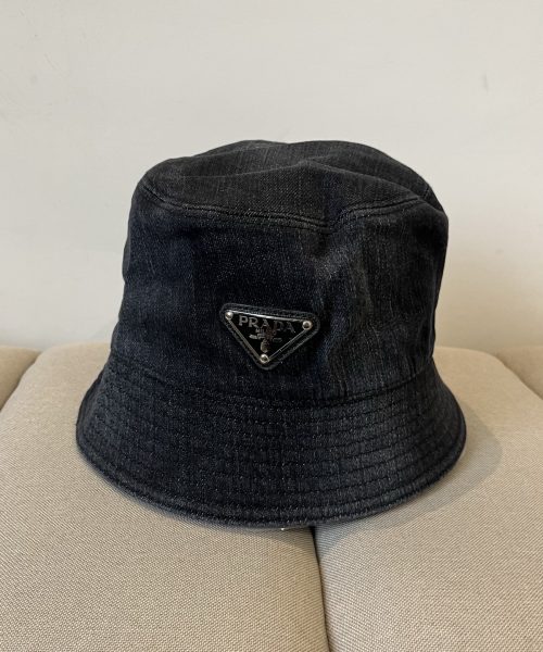 PR003 - Monogram Canvas Bucket Hat Black