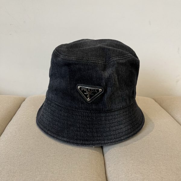 PR003 - Monogram Canvas Bucket Hat Black - Image 7