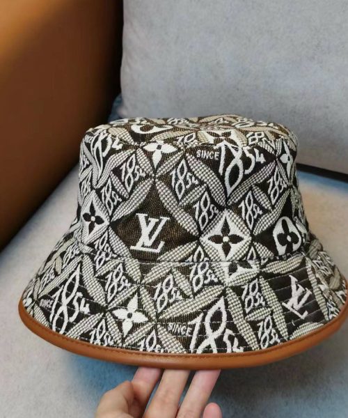 LV019 - Monogram Cotton Since 1854 Brown Monogram Bucket Hat