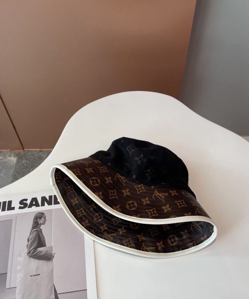 LV031 - Monogram Canvas Bucket Hat Black