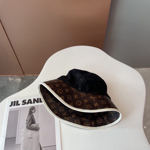 LV031 - Monogram Canvas Bucket Hat Black - Image 6