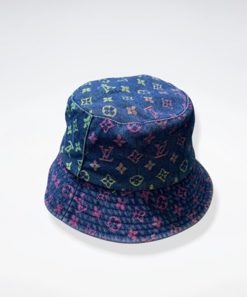 LV033 - Monogram Pink Denim Bucket Hat
