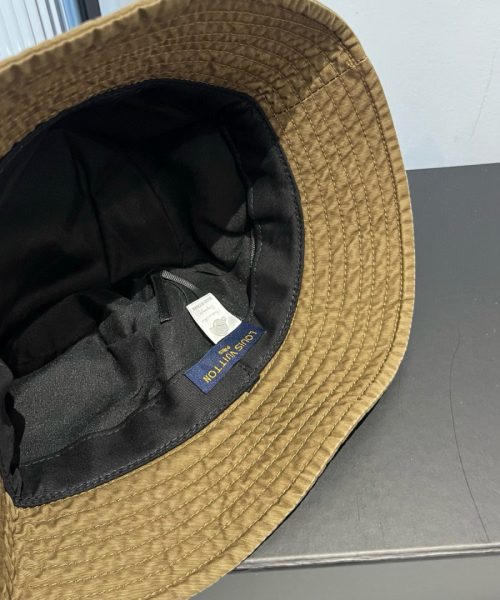 LV042 - Logo Cotton Bucket Hat Brown