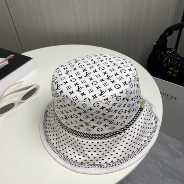 LV048 - Monogram Canvas Bucket Hat White - Image 10