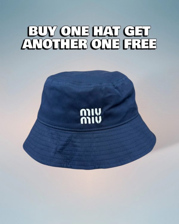 MM004 - Monogram Canvas Bucket Hat Blue