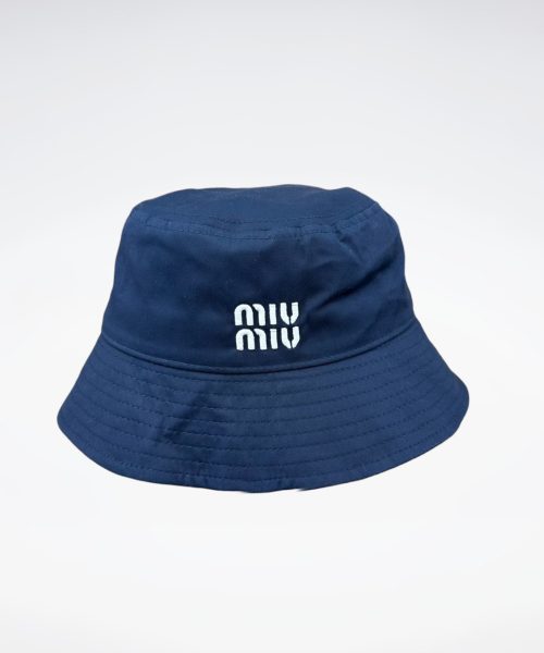 MM004 - Monogram Canvas Bucket Hat Blue