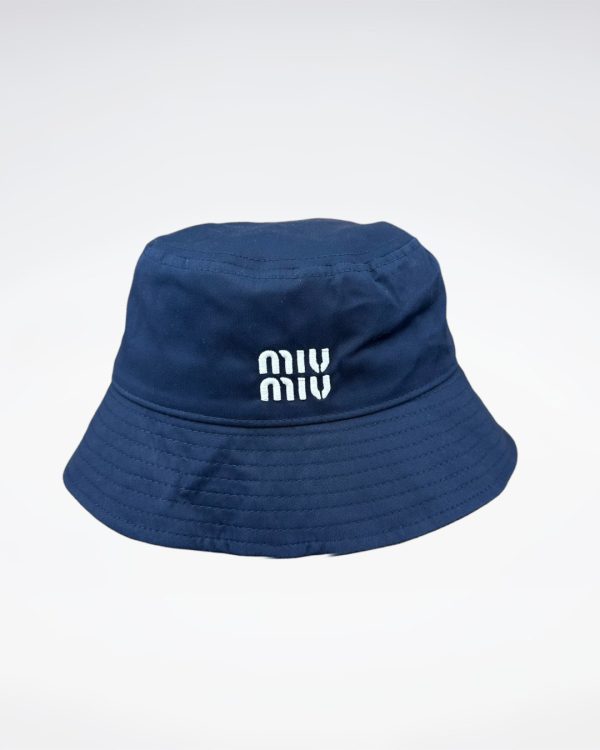 MM004 - Monogram Canvas Bucket Hat Blue - Image 2