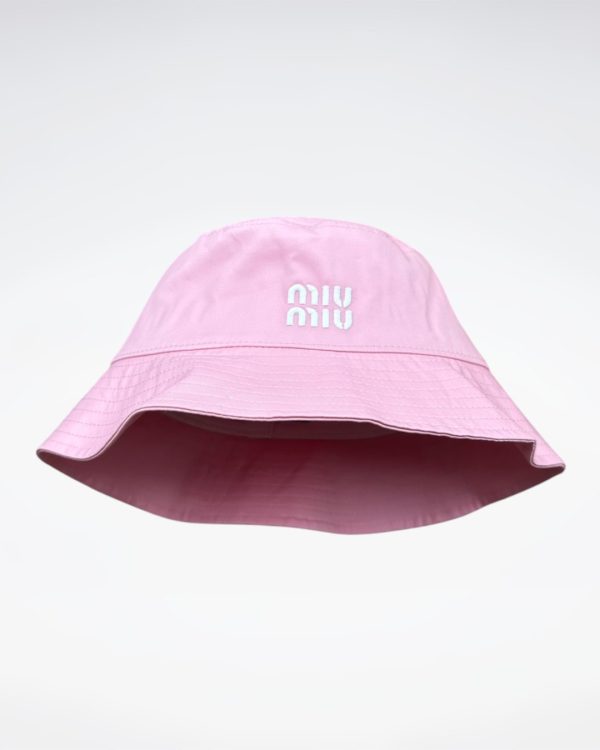 MM005 - Monogram Canvas Bucket Hat Pink - Image 2
