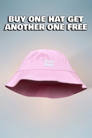 MM005 - Monogram Canvas Bucket Hat Pink