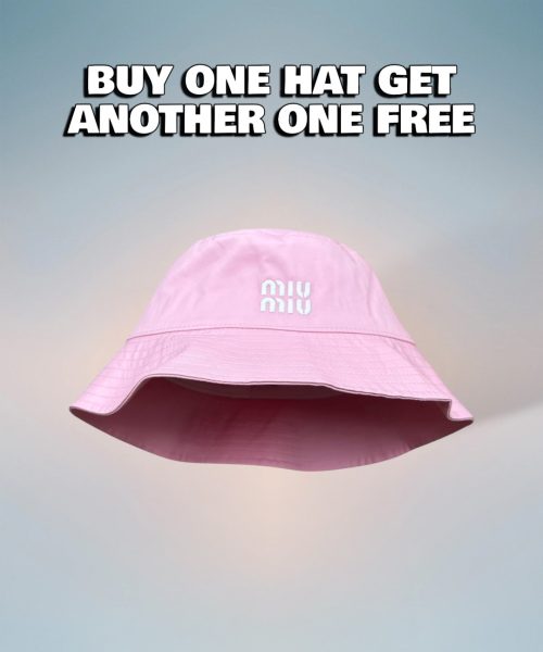 MM005 - Monogram Canvas Bucket Hat Pink