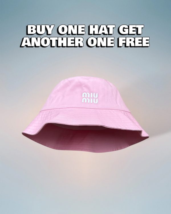 MM005 - Monogram Canvas Bucket Hat Pink