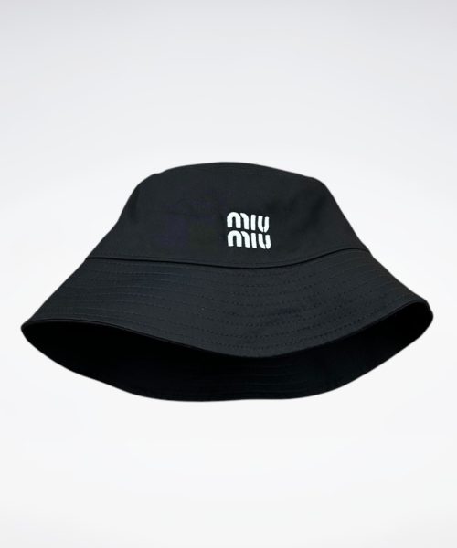 MM001 - Monogram Canvas Bucket Hat Black
