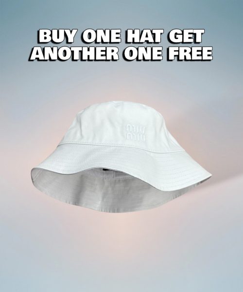MM002 - Monogram Canvas Bucket Hat White