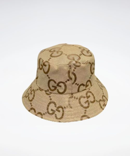 GC002 - Monogram Canvas Bucket Hat Brown