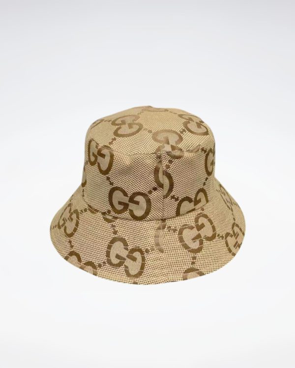 GC002 - Monogram Canvas Bucket Hat Brown - Image 2