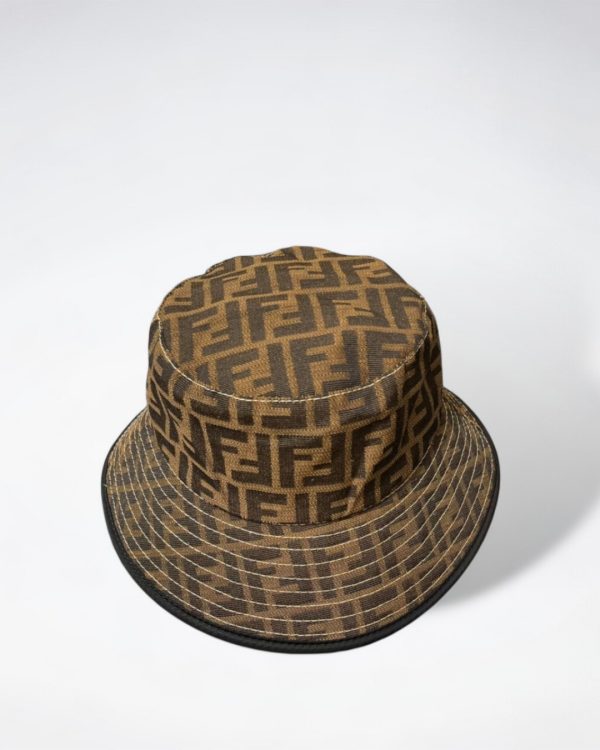 FD001 - Monogram Canvas Bucket Hat Line Black - Image 2