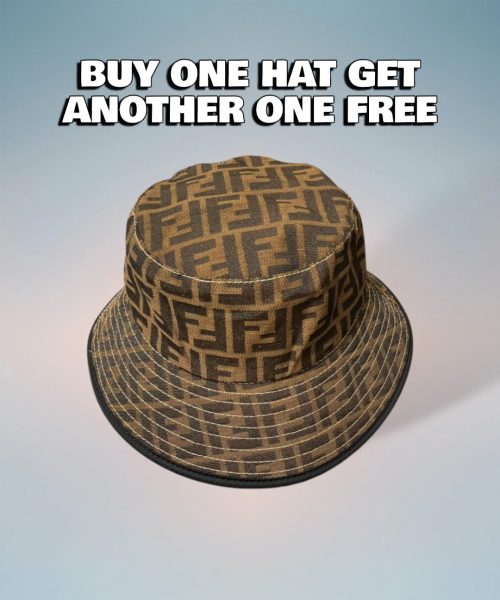 FD001 - Monogram Canvas Bucket Hat Line Black