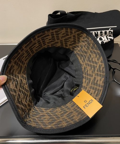 FD001 - Monogram Canvas Bucket Hat Line Black