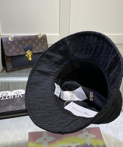 DO001 - Monogram Canvas Bucket Hat Black