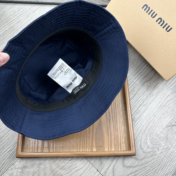 MM004 - Monogram Canvas Bucket Hat Blue - Image 3
