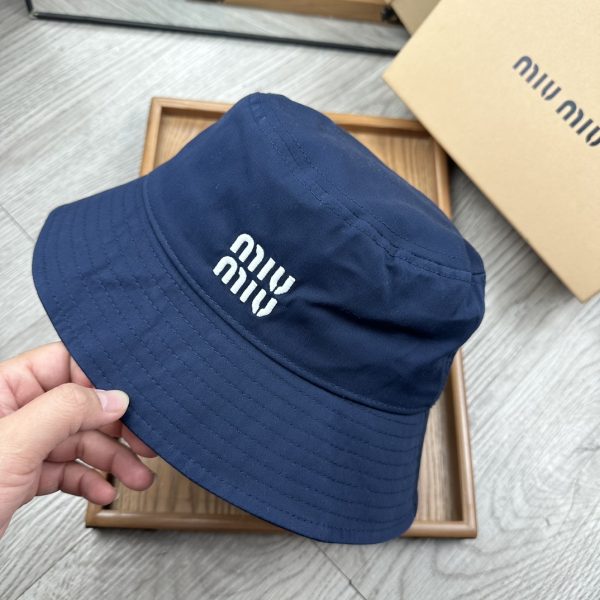 MM004 - Monogram Canvas Bucket Hat Blue - Image 5