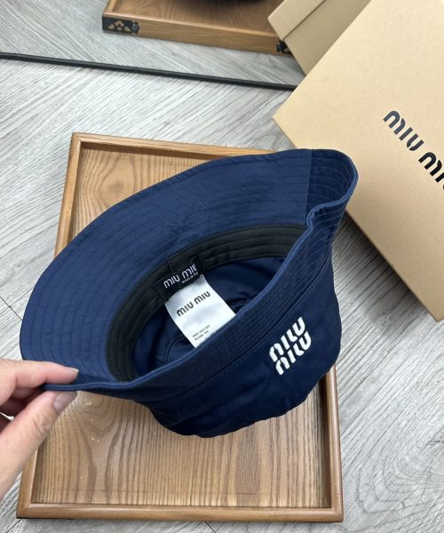 MM004 - Monogram Canvas Bucket Hat Blue