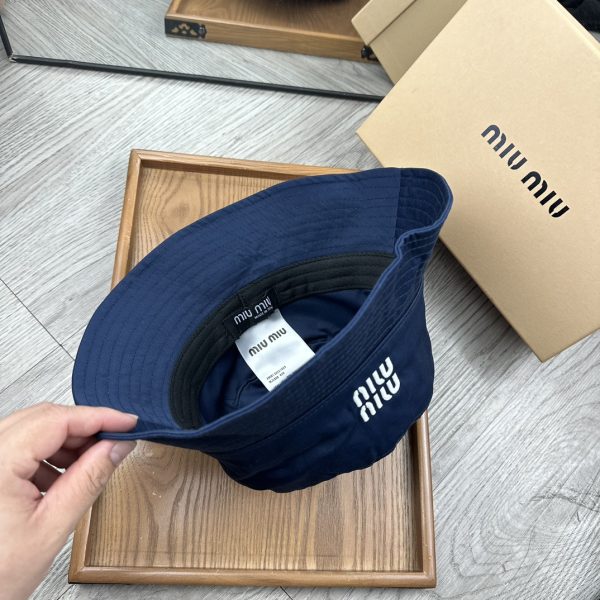 MM004 - Monogram Canvas Bucket Hat Blue - Image 6