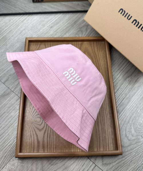 MM005 - Monogram Canvas Bucket Hat Pink