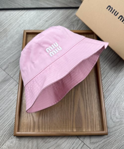 MM005 - Monogram Canvas Bucket Hat Pink