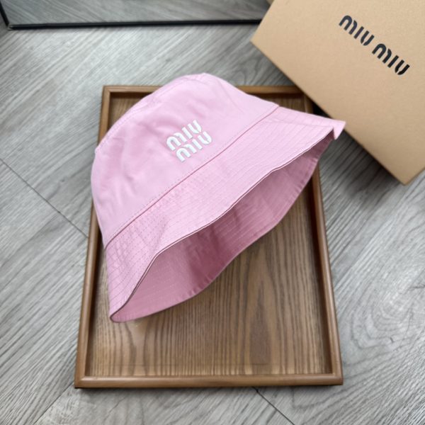 MM005 - Monogram Canvas Bucket Hat Pink - Image 5