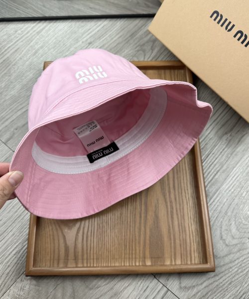 MM005 - Monogram Canvas Bucket Hat Pink