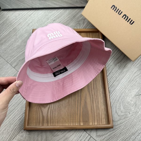 MM005 - Monogram Canvas Bucket Hat Pink - Image 6