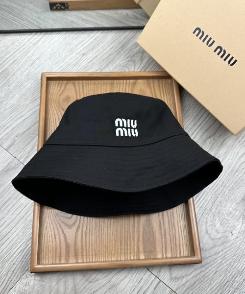 MM001 - Monogram Canvas Bucket Hat Black