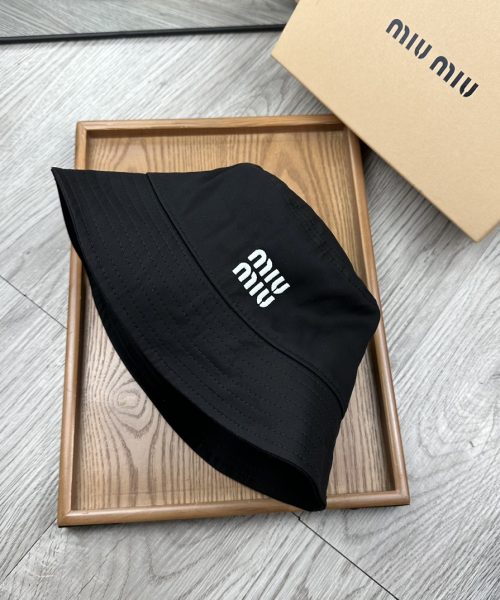 MM001 - Monogram Canvas Bucket Hat Black